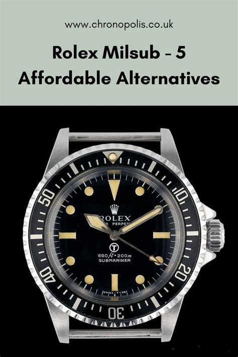 rolex milsub alternative|alternatives to rolex military submariner.